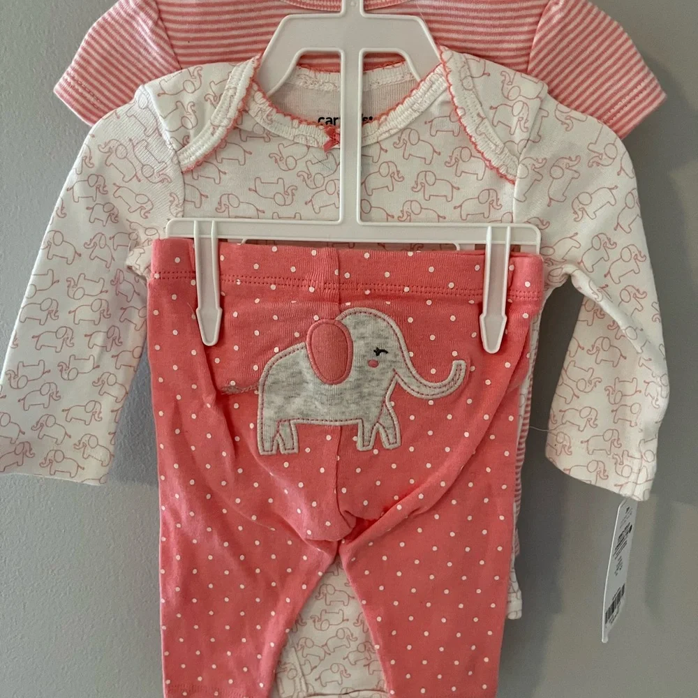 Carter’s 3 piece elephant set